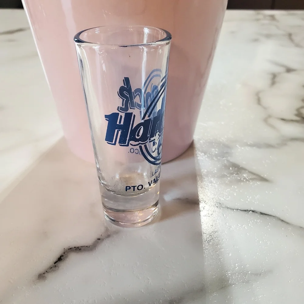 Hard Rock CAFE PTO. Vallarta Tall Shot Glass
